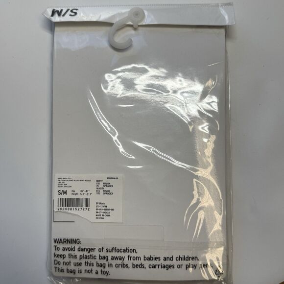 Uniqlo Carine Roitfeld Paris Black Circle Fishnet Stocking Tights Sz S/M New - Picture 4 of 5